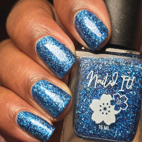 Autumn Moon: Sapphire Sky