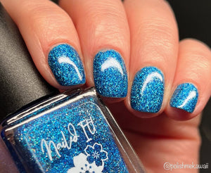 Autumn Moon: Sapphire Sky