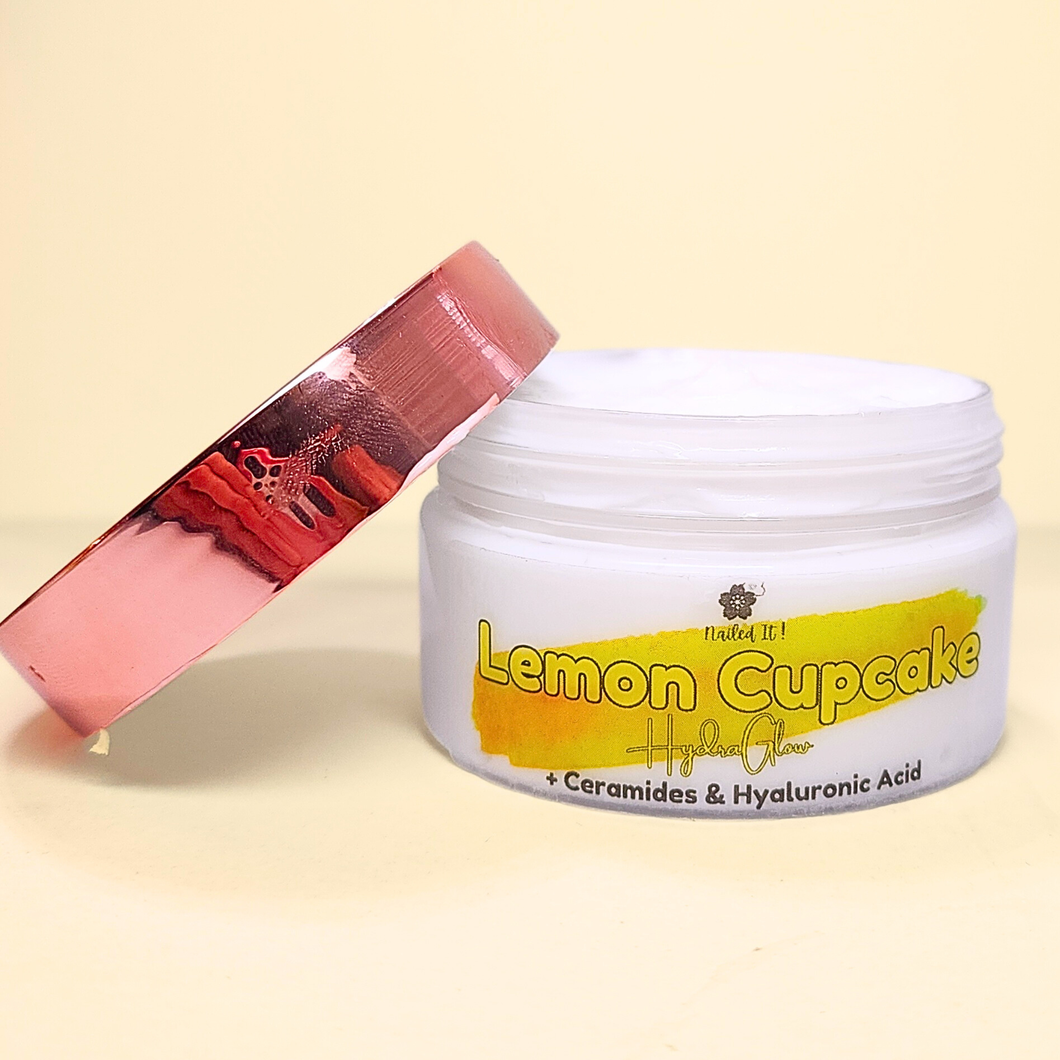 HydraGlow Body Butter + Ceramides & Hyaluronic Acid: Lemon Cupcake