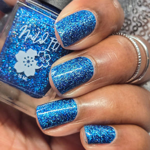 Autumn Moon: Sapphire Sky