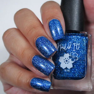 Autumn Moon: Sapphire Sky