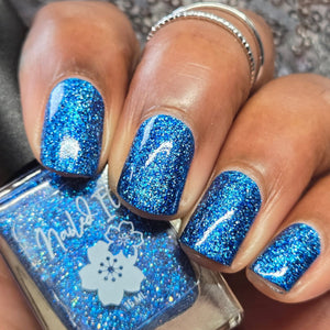 Autumn Moon: Sapphire Sky
