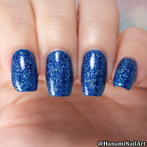 Autumn Moon: Sapphire Sky