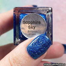 Autumn Moon: Sapphire Sky