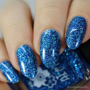 Autumn Moon: Sapphire Sky