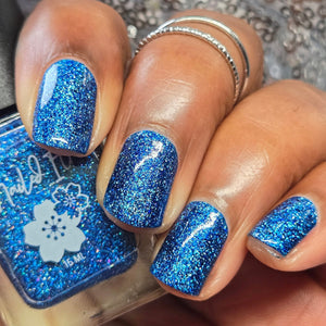 Autumn Moon: Sapphire Sky