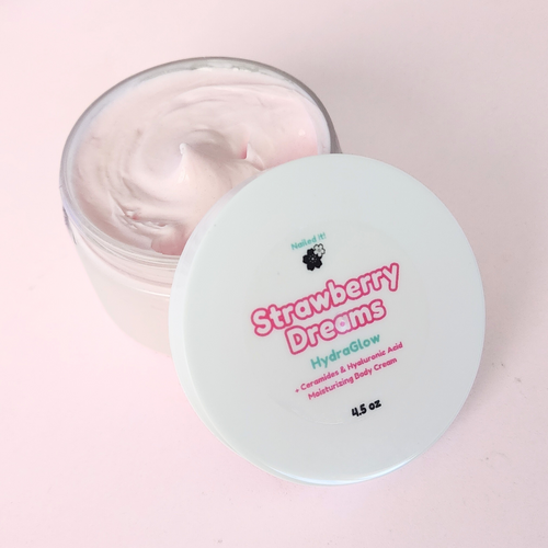 *New* HydraGlow Body Butter + Ceramides & Hyaluronic Acid: Strawberry Dreams